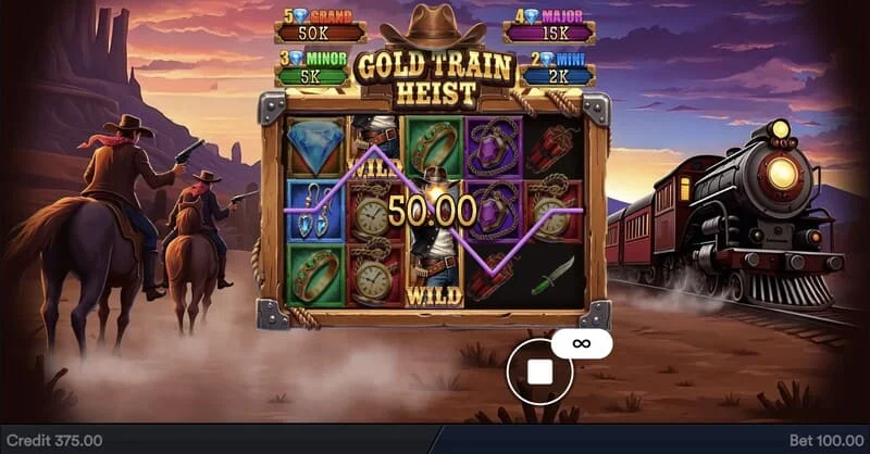 Gold Train Heist - 配当表とコインの値
